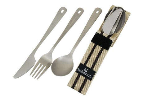 belmont BM-073 Titanium cutlery 3P set 鈦餐具組合